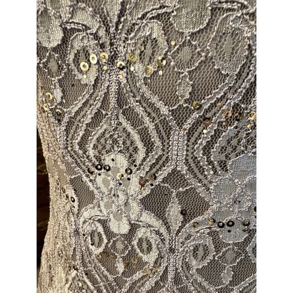 R&M Richards Lace Midi Dress in Beige - Picture 6 of 12